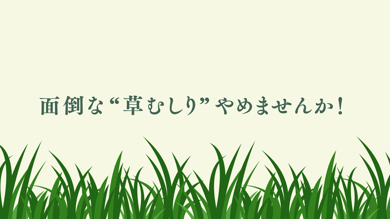 【諫早　造園】あけましておめでとうございます。今年も株式会社西村と草なしくんをよろしくお願いします。