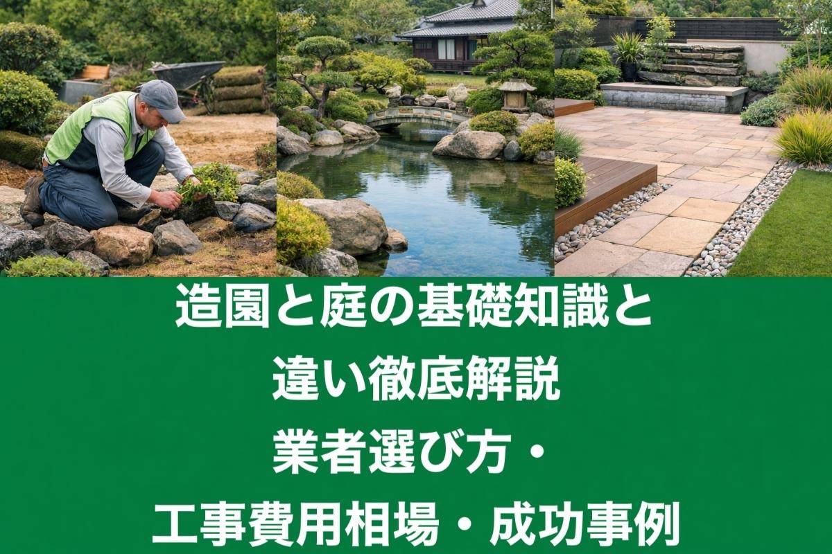造園と庭の基礎知識と違い徹底解説|業者選び方・工事費用相場・成功事例